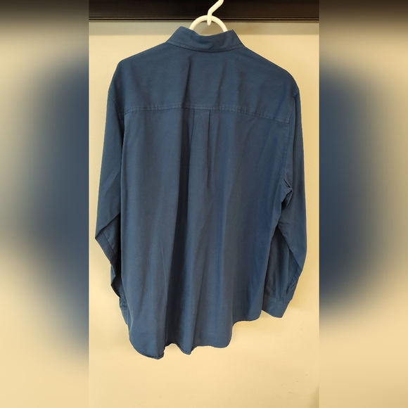 Men's Club Room Button Down Shirt - Large - Relaxed Fit - 100% Cotton - EUC - Picture 3 of 4